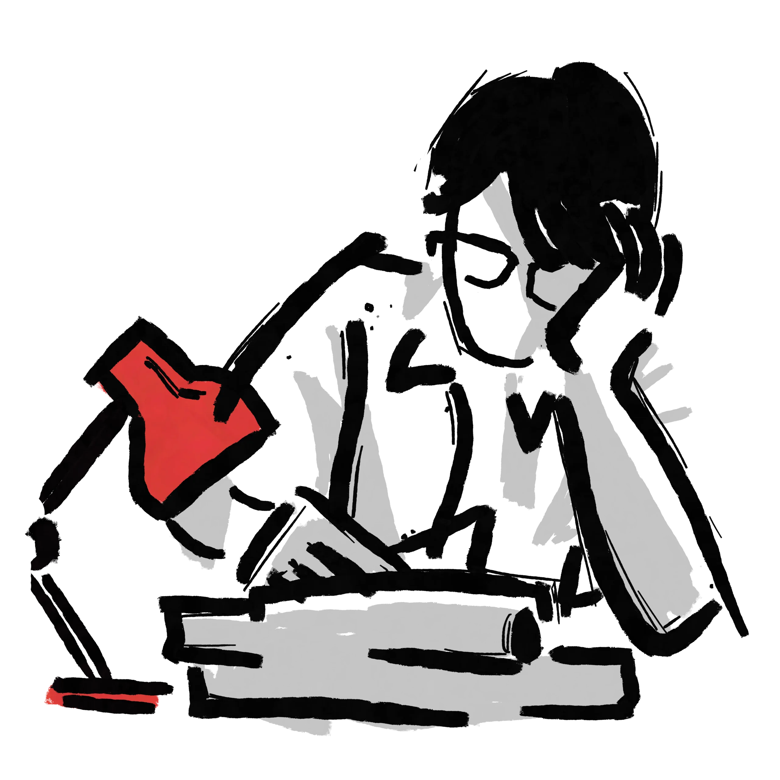 Writer Illustration